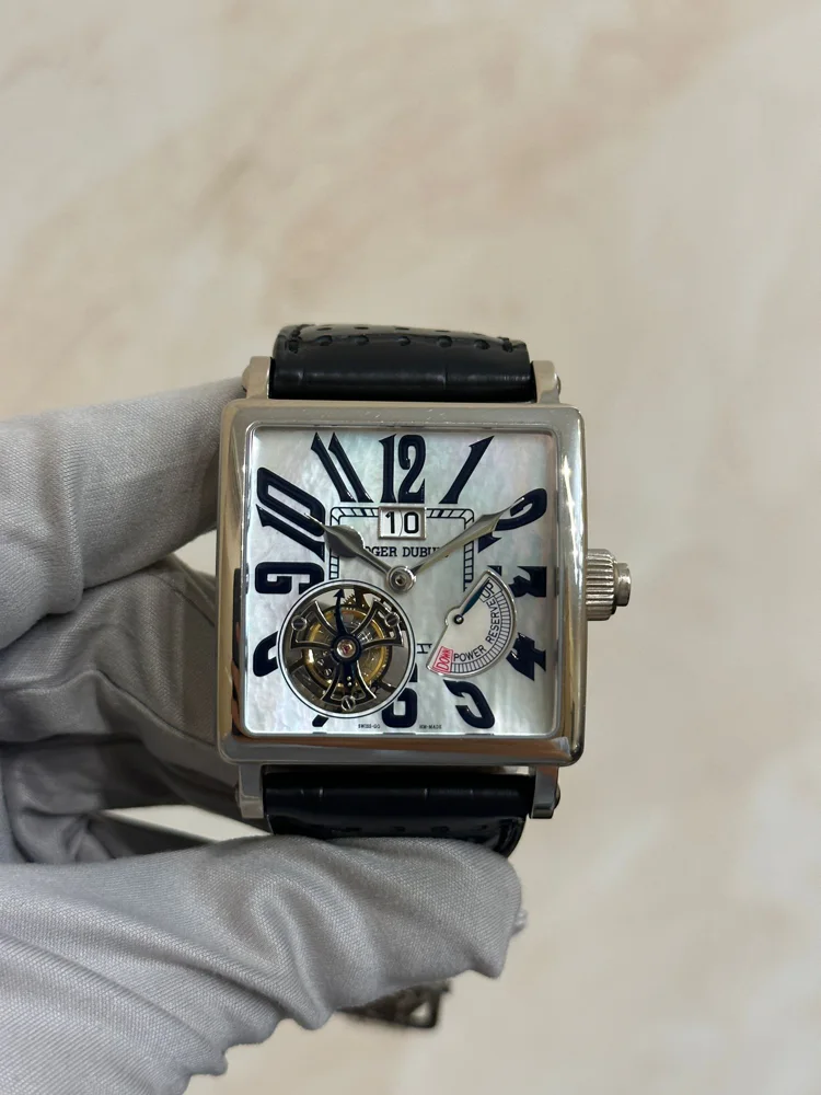 Roger Dubuis Golden Square Tourbillon White Gold LE 28 pcs